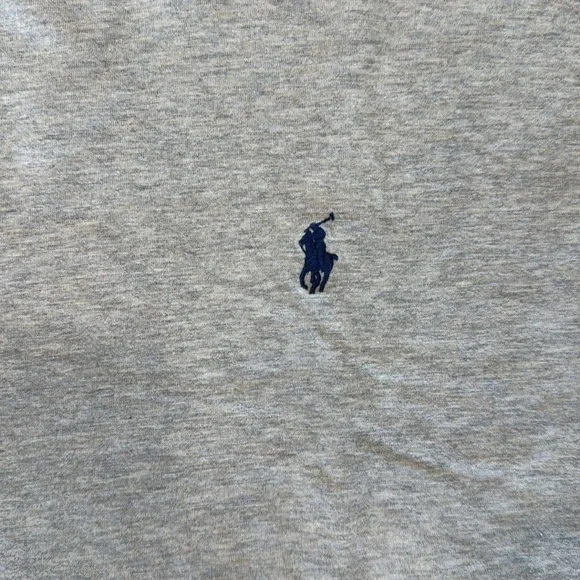 EUC Polo Ralph Lauren Mens Heathered Classic Fit T-Shirt Gray Large - Picture 3 of 9